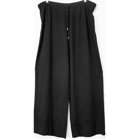 Escada Pants Navy/Black 100% Virgin Wool NWT $850 Size EU 44 US 10 - Picture 2 of 8